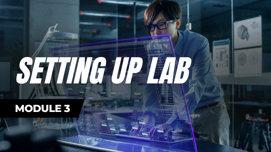 setting up lab